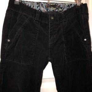 Prana stretch corduroy flares